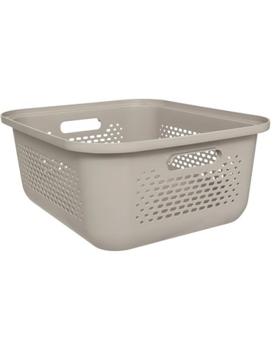 CESTE BUCATO PLASTICA: vendita online Cestello "Aera" 13,9L con coperchio, dimensioni L. 38 x l. 32,7 x H. 15,4 cm, leggero e...