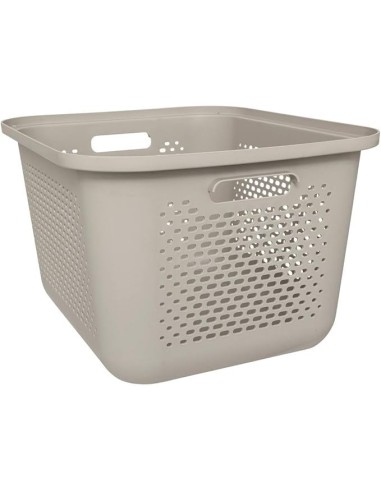 CESTE BUCATO PLASTICA: vendita online Cesto di copertura 5five 28L in lino color sabbia, dimensioni L. 38,2 x P. 32,7 x H. 22...