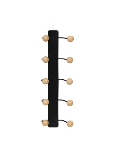 APPENDIABITI: vendita online Appendiabiti da muro 10 posti, dimensioni L. 44 x l. 14 x h. 7,5 cm, compatto e salvaspazio, pes...