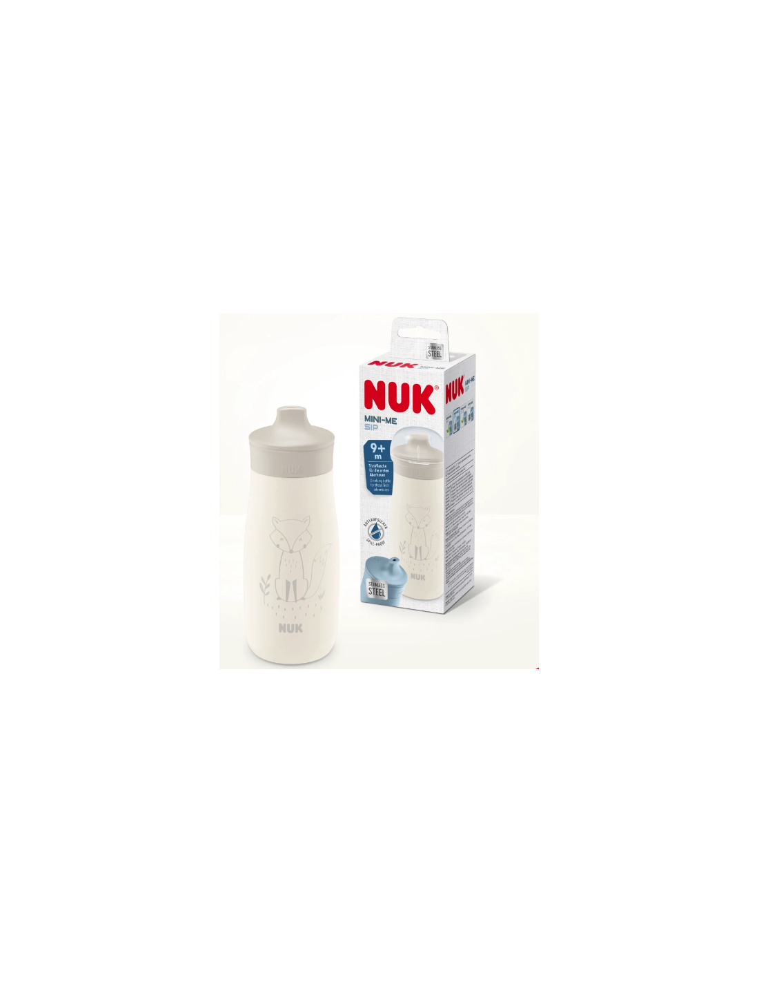 NUK Mini-Me Tazza Bambini 9+ Mesi Beige Fox | shopincasa.it