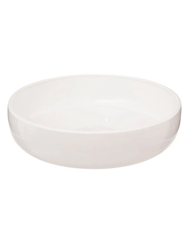 INSALATIERE E COPPETTE: vendita online Insalatiera in ceramica con supporto, diametro 30 cm, elegante e pratica per servire i...