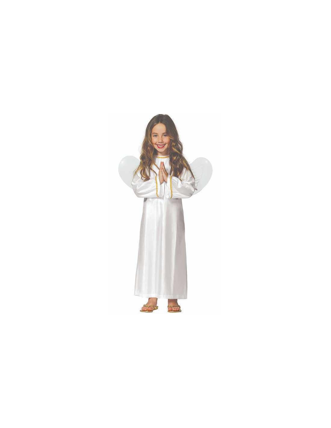 VESTITI: vendita online COSTUME DA ANGELO PER BIMBI TAGLIA 3/4 ANNI in offerta