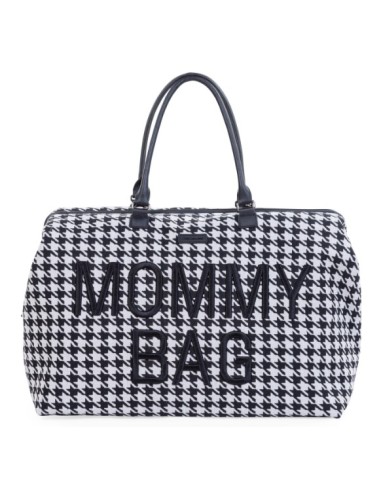 PRIMA INFANZIA: vendita online Mommy Bag Borsa Fasciatoio Pied De Poule con Materassino in offerta