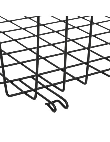 ACCESSORI LAVELLO: vendita online Cestino Portaoggetti Nero 51,5x30x11,5 cm, Cestino Organizzatore, Portaoggetti per Casa, Co...