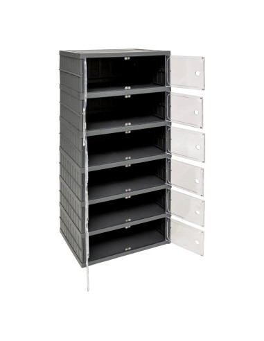 ARMADIETTI: vendita online Armadietto Modulare Pieghevole, 6 Livelli, 46x36x19,75 cm – Organizzazione Salvaspazio in offerta