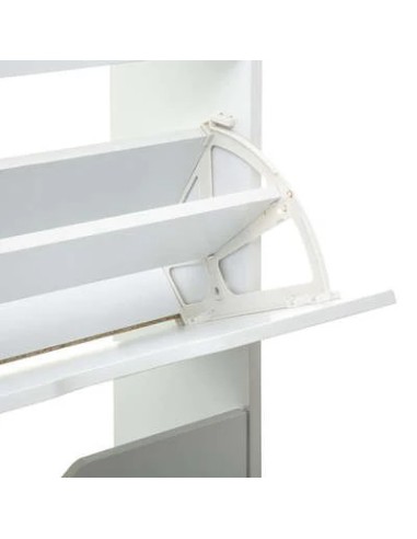 ARMADIETTI: vendita online Scarpiera 3 Cassetti Bianco in Legno, 60x23x118 cm – Salvaspazio Elegante in offerta