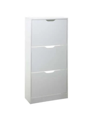 ARMADIETTI: vendita online Scarpiera 3 Cassetti Bianco in Legno, 60x23x118 cm – Salvaspazio Elegante in offerta