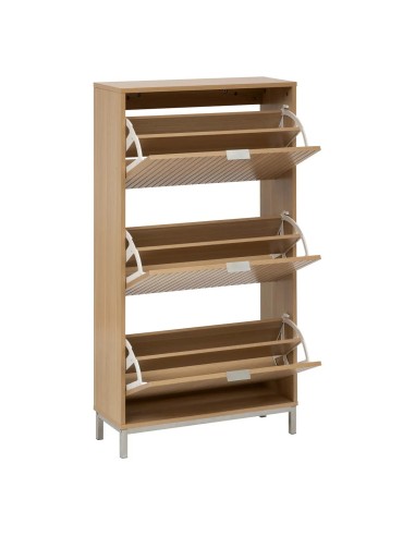 ARMADIETTI: vendita online Scarpiera 3 Cassetti in Legno 63x24x131,5 cm, Pratica e Spaziosa per Organizzare le Scarpe in offerta