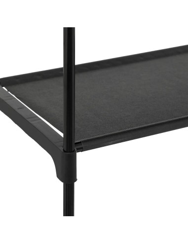 MENSOLE E SCAFFALI: vendita online Scarpiera Modulare Nera 155x87x30 cm, Ampio Spazio di Archiviazione per Scarpe e Accessori...