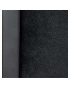 SEDIE: vendita online Sedia Pieghevole in Velluto Nero, Sedia Comoda e Elegante per Casa e Ufficio in offerta 2