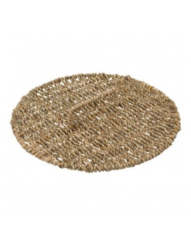 ACCESSORI BAGNO: vendita online Cestino per il bagno in Erba Marina 9L, Contenimento 3L, Colore Marrone, Diametro 26,5 cm, Al...