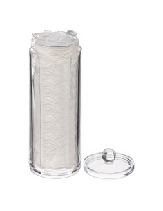 ACCESSORI BAGNO: vendita online Dispenser 80 Dischetti Cotone, Design Compatto, Altezza 20 cm, Leggero, Materiale Resistente ... 2