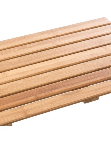 ACCESSORI BAGNO: vendita online Grata a Doghe in Bambù Naturale, 53x36 cm, Design Versatile, Sostenibile, Resistente in offerta