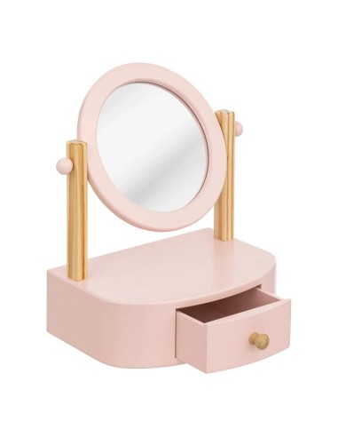 SPECCHI: vendita online Specchiera Chary Rose 22x16 cm con Cassetto in MDF E1 e Pino, Design Elegante per il Tuo Ambiente in ...