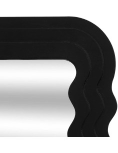 SPECCHI: vendita online Specchio Bisellato Nero 40x55 cm, Elegante Design in MDF | Specchio BISAUTE in offerta 2