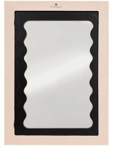 SPECCHI: vendita online Specchio Bisellato Nero 40x55 cm, Elegante Design in MDF | Specchio BISAUTE in offerta
