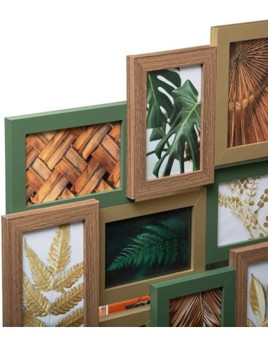 PORTAFOTO E CORNICI: vendita online Portafoto Multiplo Felisa 7P in Legno | Cornice da Parete 66x53 cm Elegante in offerta