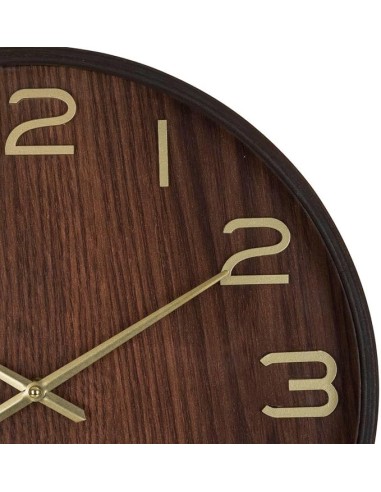 OROLOGI: vendita online Orologio Ivana D38cm Legno Scuro | Orologio da Parete Elegante in Legno in offerta