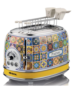 PIASTRE - TOSTAPANE - BISTECCHIERE: vendita online Ariete, Tostapane Positano, 810W, 2 fette, defrost, espulsione automatica,...