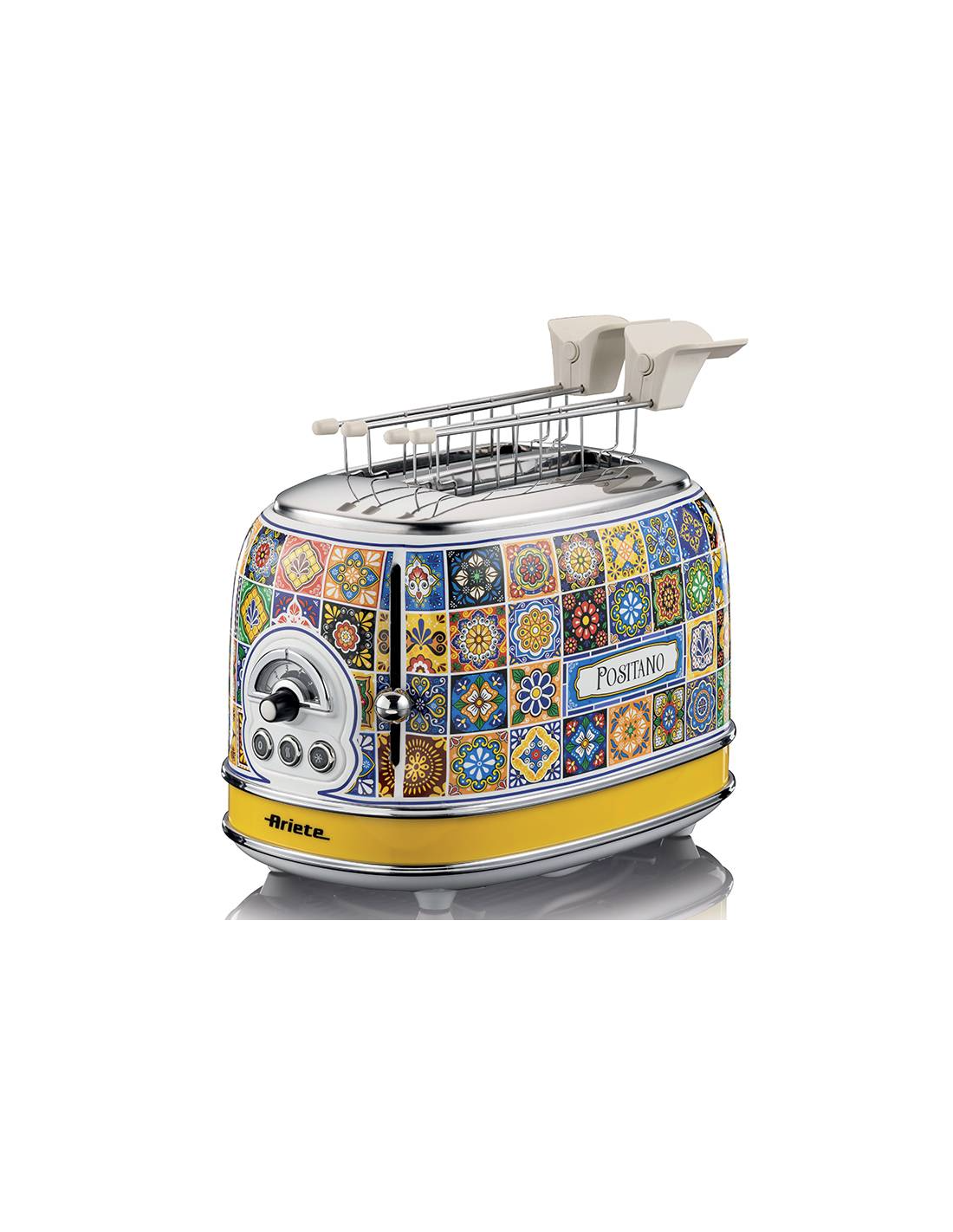 PIASTRE - TOSTAPANE - BISTECCHIERE: vendita online Ariete, Tostapane Positano, 810W, 2 fette, defrost, espulsione automatica,...