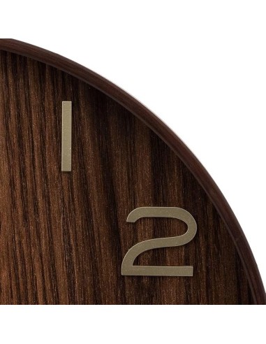 OROLOGI: vendita online Orologio Ivana D55cm Legno Scuro | Orologio da Parete Elegante in Legno Scuro in offerta