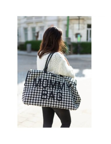 PRIMA INFANZIA: vendita online Mommy Bag Borsa Fasciatoio Pied De Poule con Materassino in offerta