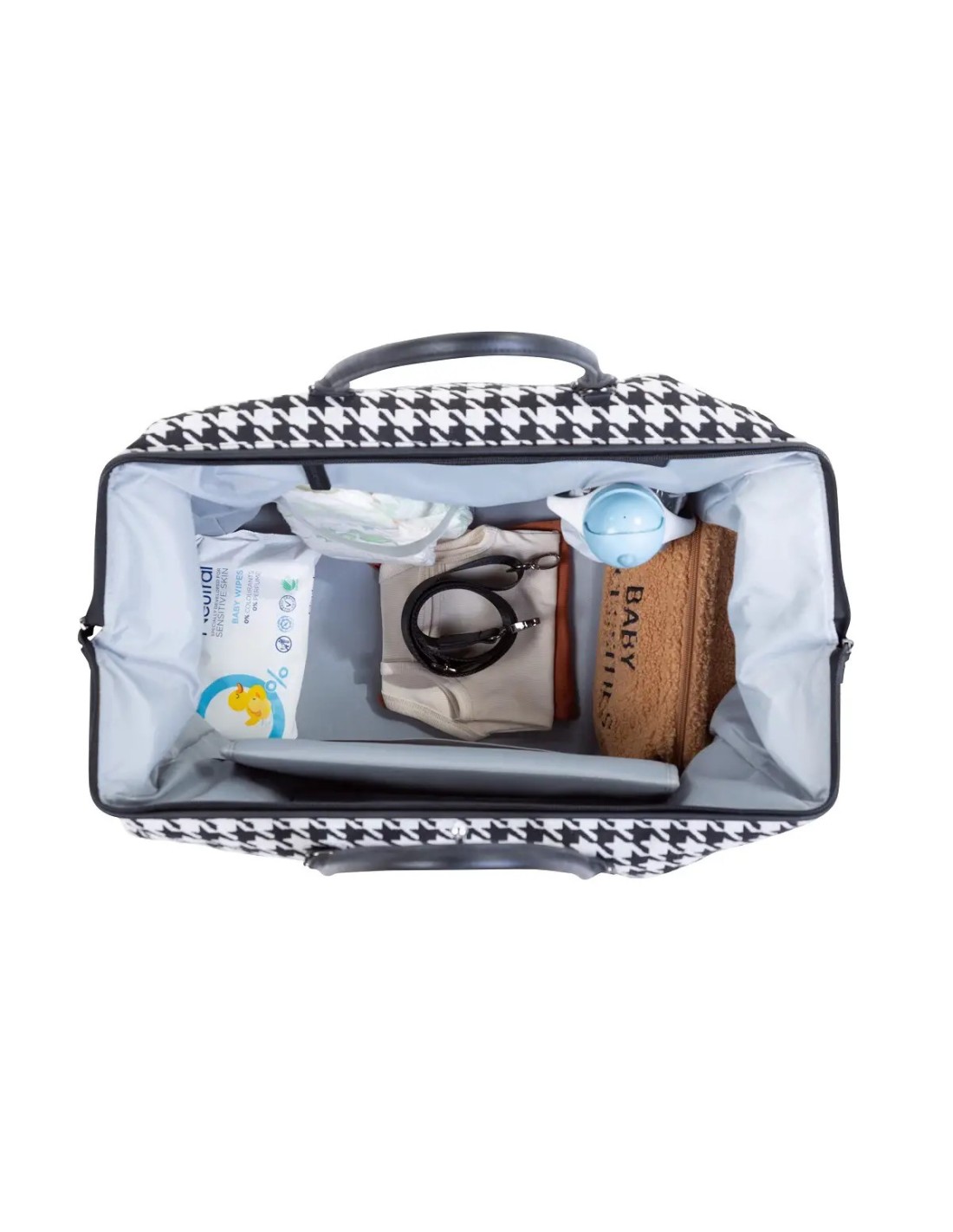 PRIMA INFANZIA: vendita online Mommy Bag Borsa Fasciatoio Pied De Poule con Materassino in offerta