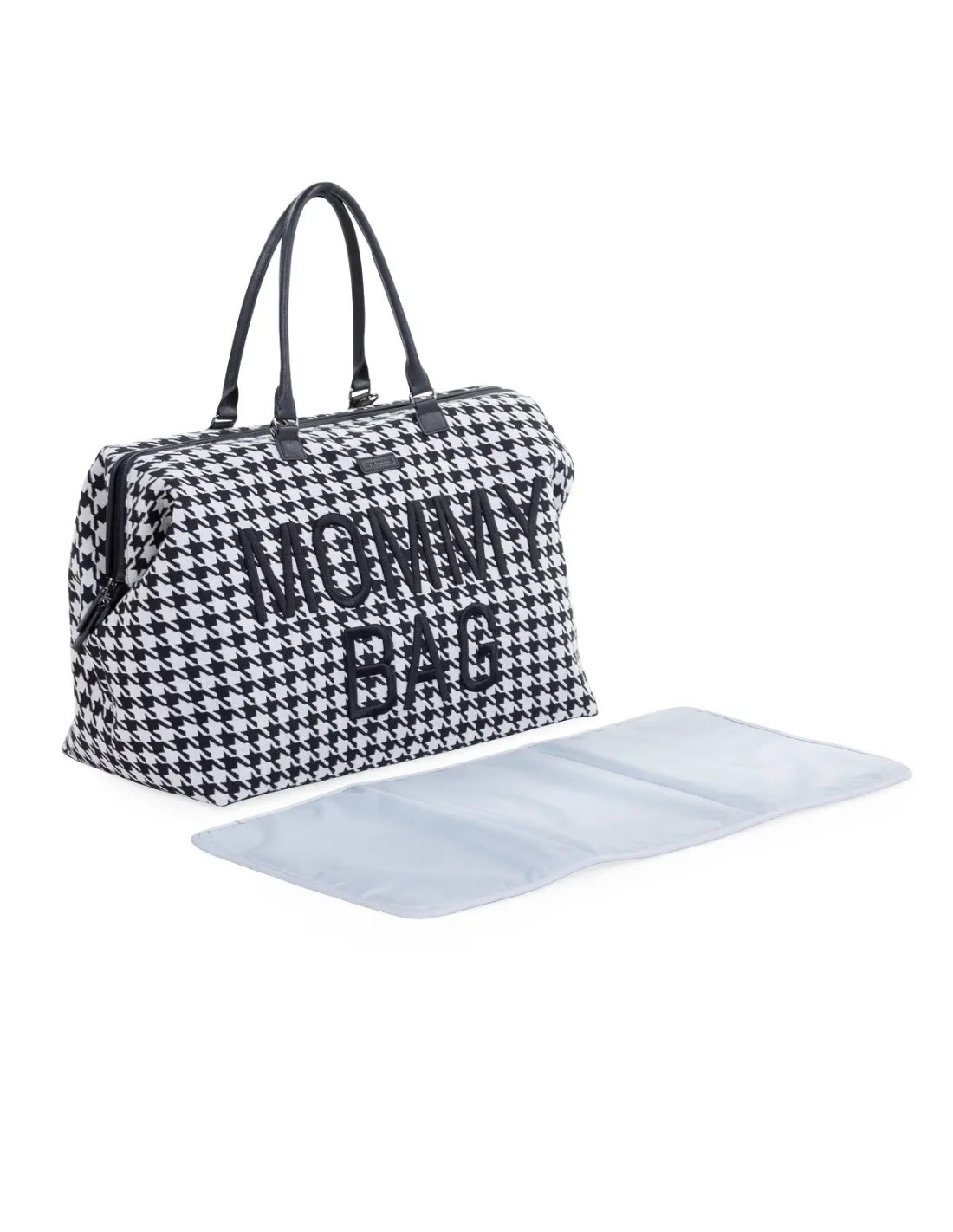 PRIMA INFANZIA: vendita online Mommy Bag Borsa Fasciatoio Pied De Poule con Materassino in offerta
