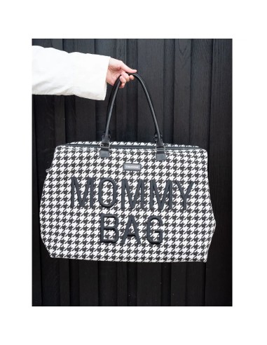 PRIMA INFANZIA: vendita online Mommy Bag Borsa Fasciatoio Pied De Poule con Materassino in offerta