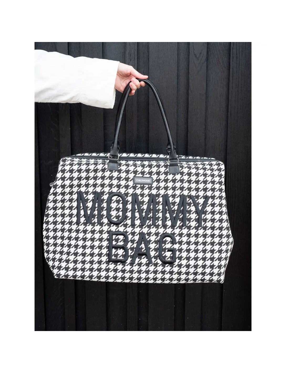 PRIMA INFANZIA: vendita online Mommy Bag Borsa Fasciatoio Pied De Poule con Materassino in offerta