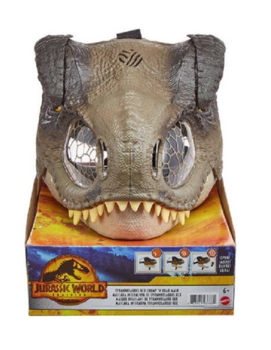 GIOCATTOLO PUBBLICIZZATO: vendita online JURASSIC WORLD GWD71 MASCHERA TYRANNOSAURUS REX SONORA in offerta