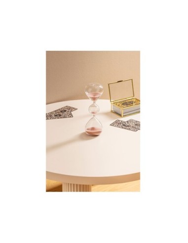 OGGETTISTICA: vendita online Clessidra in Vetro H19cm, Modello Bliss in Cristallo Ondulato - Colori Assortiti, Elegante Acces...
