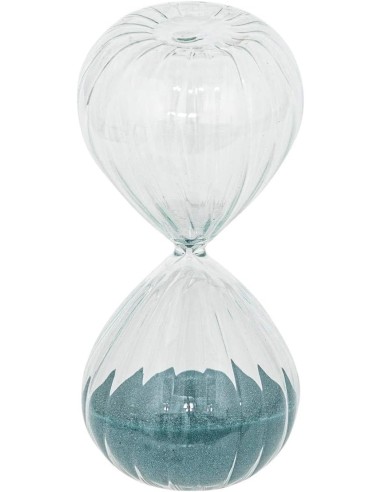 OGGETTISTICA: vendita online Set 3 Clessidre con Base in Legno, Altezze Assortite 10-12-14 cm, Eleganti e Decorative in offerta