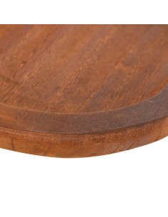 OGGETTISTICA: vendita online Vassoio Mela 20x22 cm in Legno di Paulownia, Portagioie Elegante e Decorativo in offerta 2