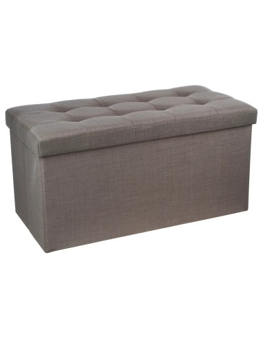 POUF: vendita online Pouf Lysandre Grigio 76x38x38 cm in MDF, Comodità e Design Elegante in offerta