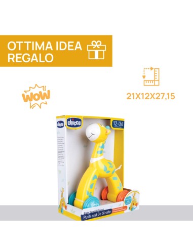 Giraffa Push&Go - Gioco per Bambini | ShopInCasa.it