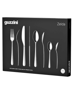 TAVOLA E CUCINA: vendita online Guzzini, Set 24 Posate, Acciaio Inox 18/10, Zelda in offerta