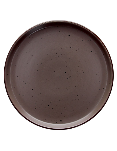 PIATTI: vendita online Piatto Piano Tognana Bruges 27 cm Urban Marrone in Stoneware – Design Raffinato in offerta