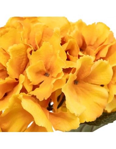 FIORI: vendita online Stelo Ortensia Artificiale H83cm Arancio, fiore decorativo realistico, arredo floreale, per vasi, bouqu...