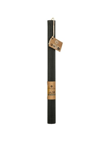 CANDELE: vendita online Candela Demi Nero H26cm, decorazione elegante, cera di qualità, candela alta nera, arredo moderno in ...