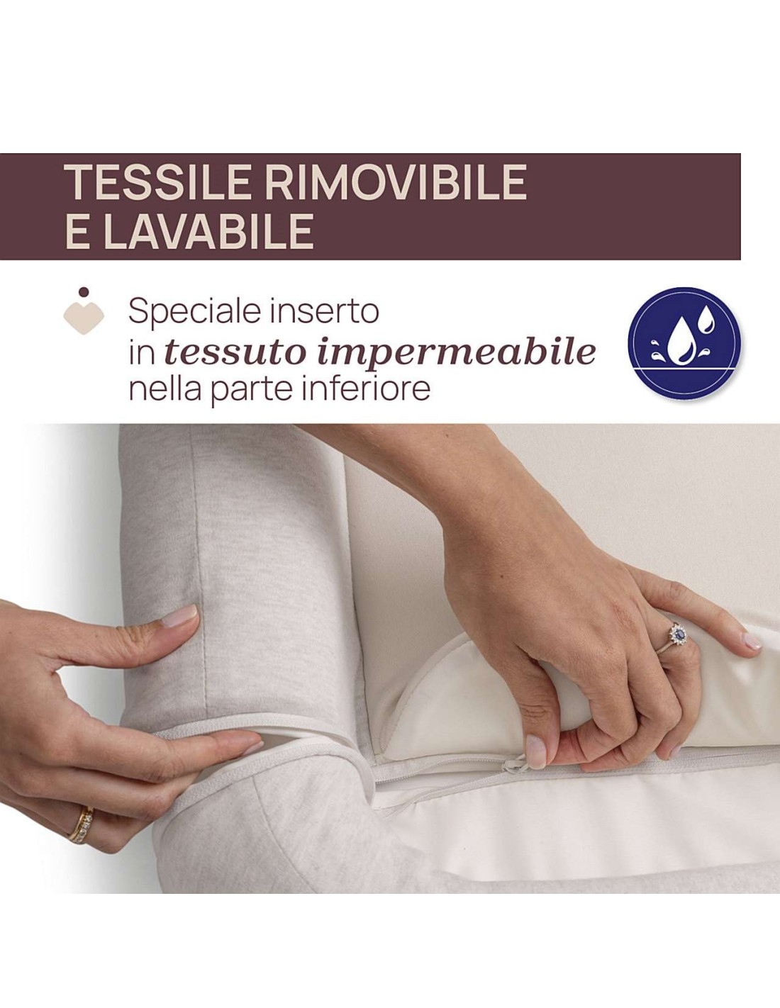 PRIMA INFANZIA: vendita online Riduttore Lettino Chicco Mommy Pod 3 in 1 Evo Grey chicco in offerta