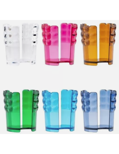 PORTABICCHIERI E PORTATOVAGLIOLI: vendita online SET 6 REGGIBICCHIERI TIFFANY COLORI ASSORTITI in offerta