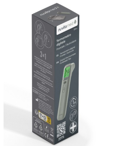 Termometro Digitale Frontale e Auricolare NuvitaMed | Shopincasa