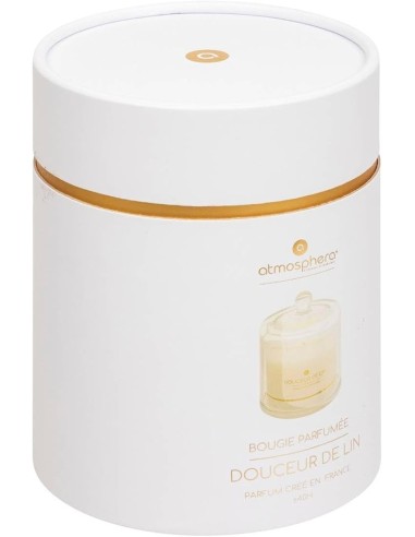 CANDELE: vendita online Candela profumata ILAE Fiore di Lino 240g, Atmosphera, fragranza fresca, design elegante, lunga durat...