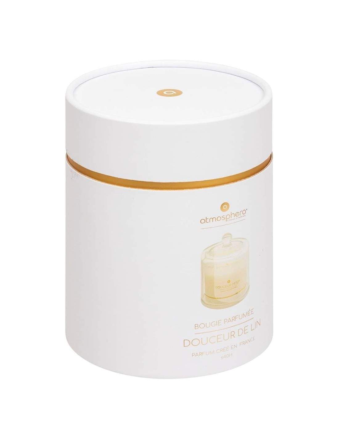 CANDELE: vendita online Candela profumata ILAE Fiore di Lino 240g, Atmosphera, fragranza fresca, design elegante, lunga durat...