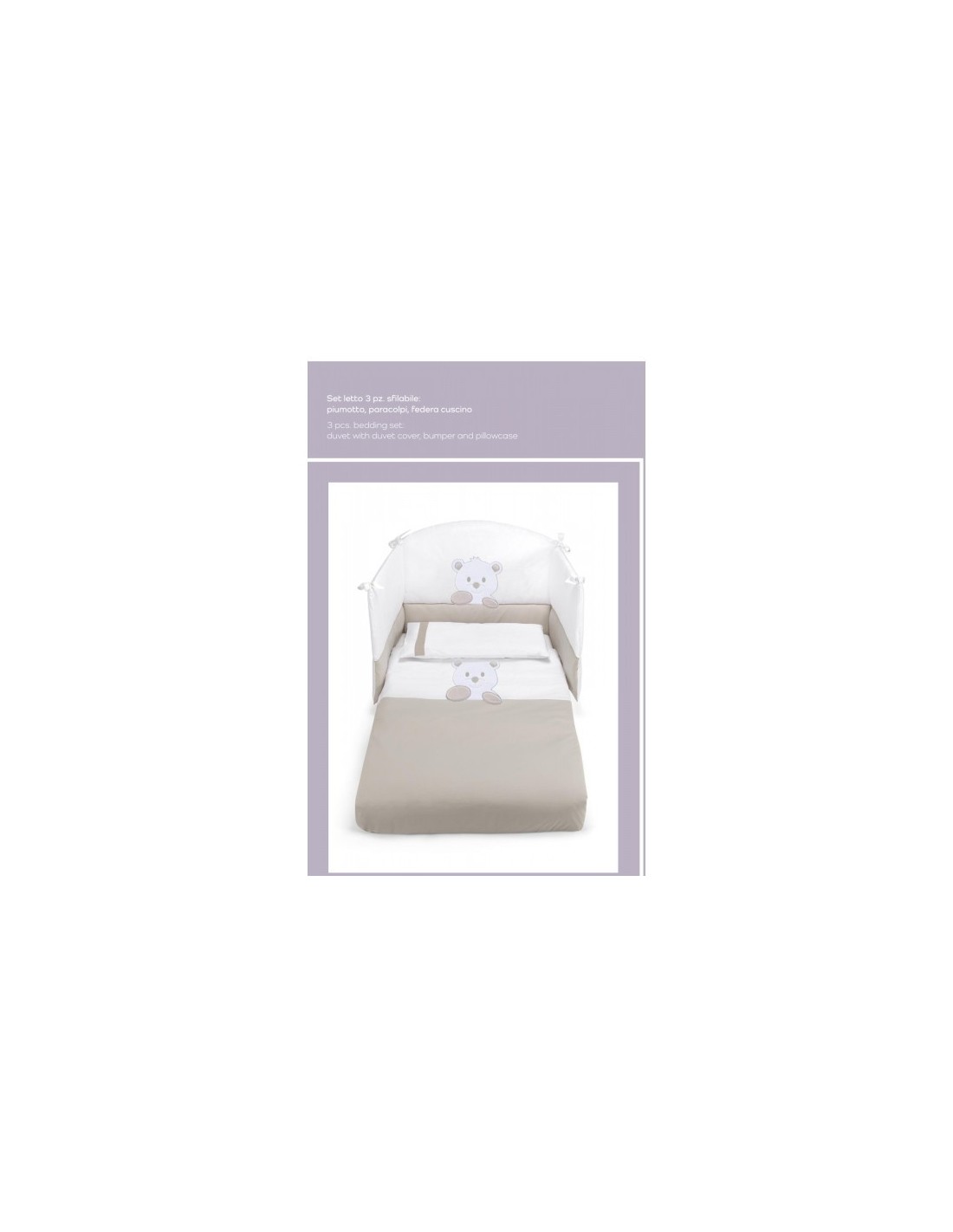 Set Pali Love (Lettino + Bagnetto + Completo Piumone) – Shop in Casa