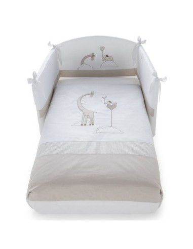 Set Pali Savana Tortora Lettino + Fasciatoio + Piumone – Shop in Casa