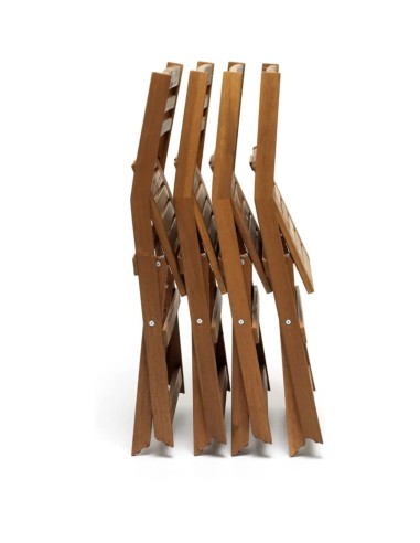 SEDIE E POLTRONE: vendita online Sedia pieghevole Arleston, legno di acacia, senza braccioli, colore teak, arredo esterno, re...