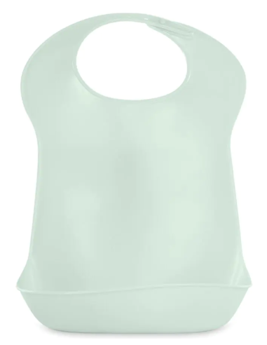 Bavetta in Silicone con Tasca Raccogli Pappa Miniland Mint | ShopInCasa.it