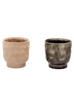 VASO 107340 ROCK CERAMICA 16X15CM ASSORTITO